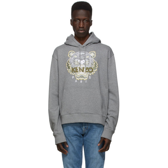 Photo: Kenzo Grey Classic Tiger Hoodie