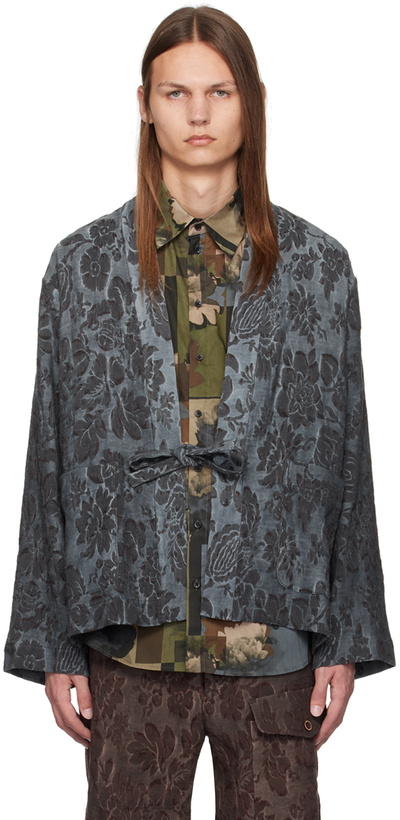 Photo: UMA WANG Blue Jester Jacket
