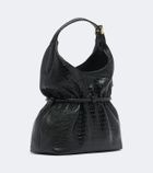 Balmain Sphynx Mini leather top-handle bag