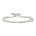 WWW.WILLSHOTT Silver Beaded Rows Bracelet