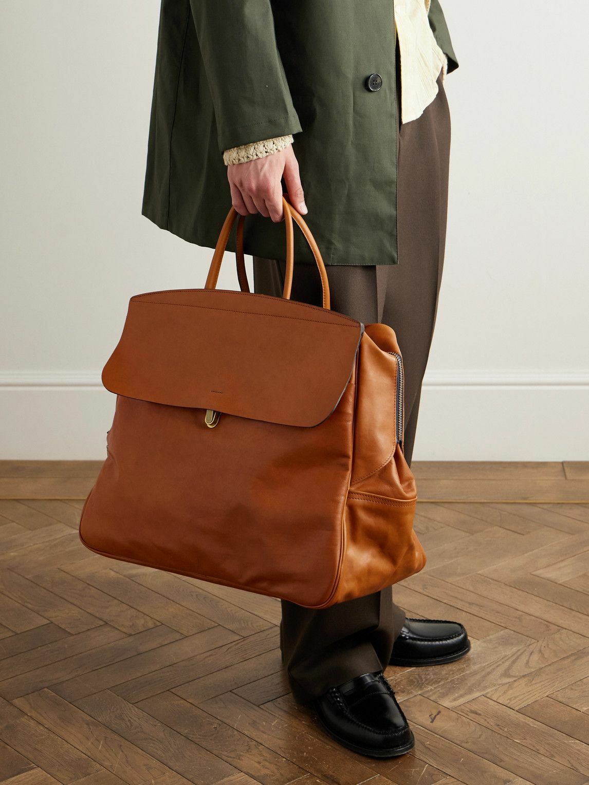 Bleu de Chauffe - Zoom Leather Tote Bag