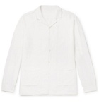 SMR Days - Camp-Collar Cotton-Voile Shirt - White