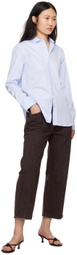 Re/Done Brown Loose Crop Jeans