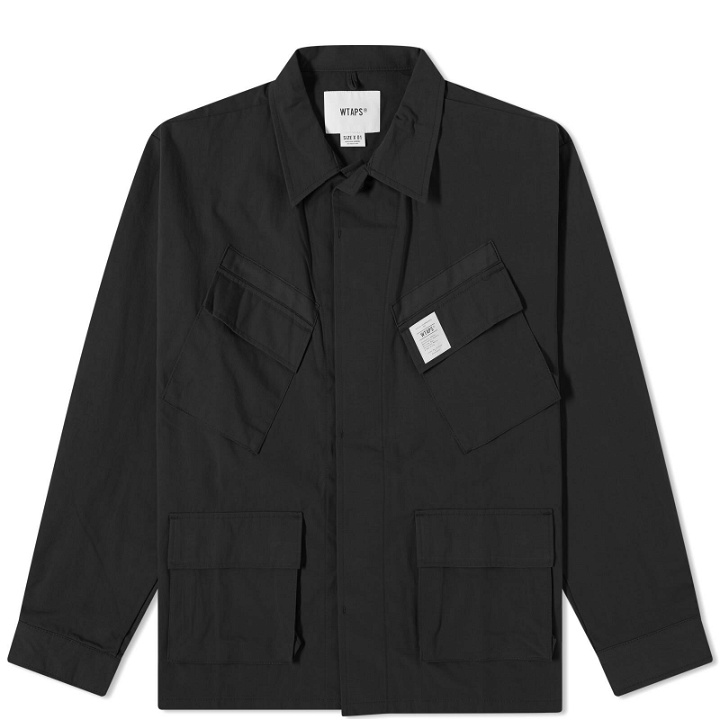 Photo: WTAPS Men's 9 4 Pocket Shirt Jacket in Black