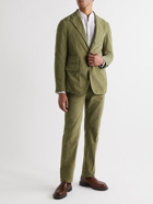 Massimo Alba - Slim-Fit Cotton-Corduroy Suit Jacket - Green