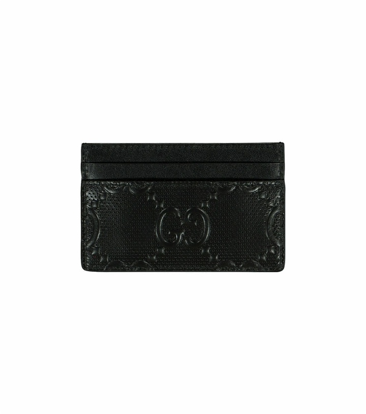 Photo: Gucci - GG embossed leather cardholder