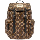 Gucci Men's GG Ripstop Backpack in Brown
