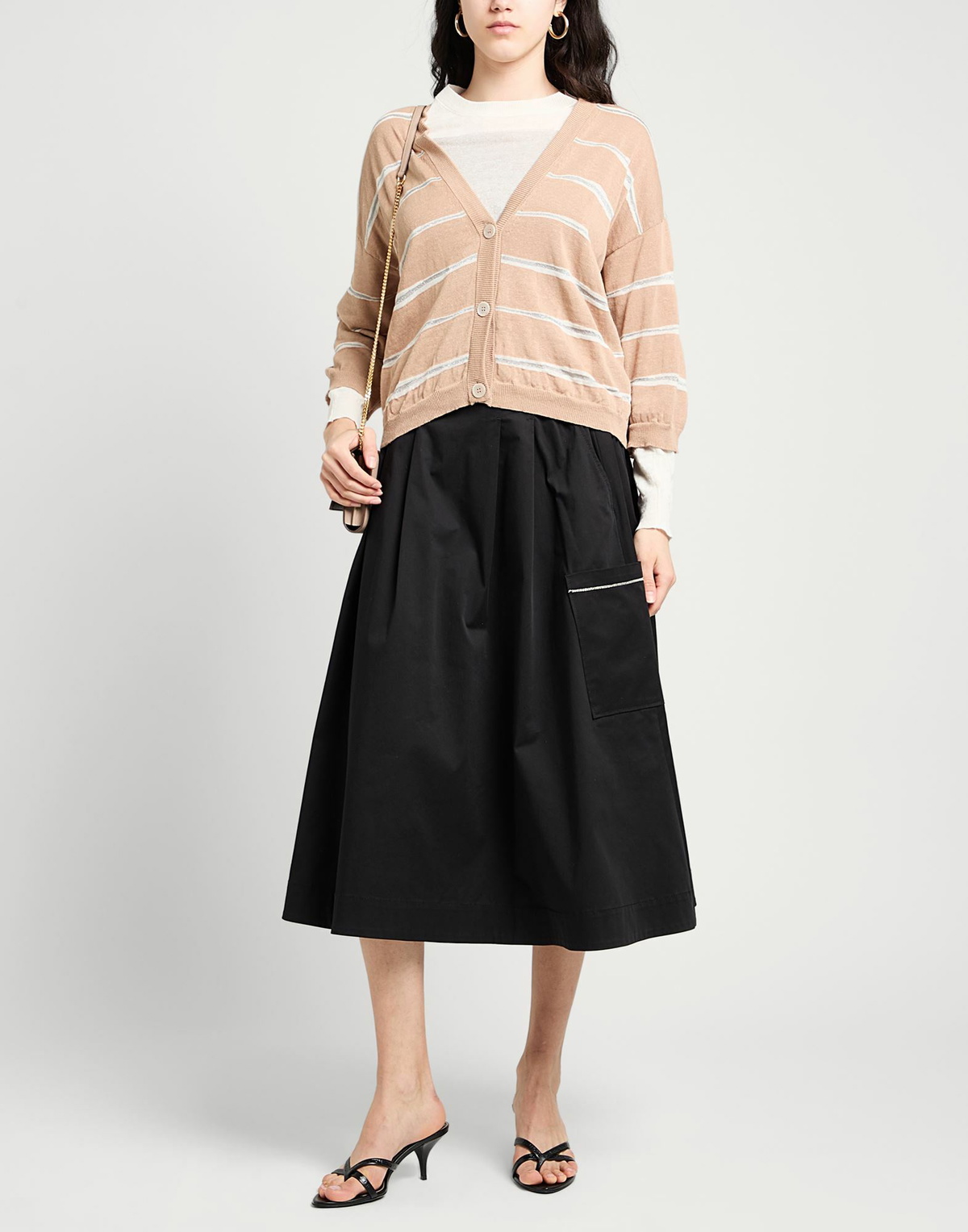 Peserico Womens Cardigan Light brown