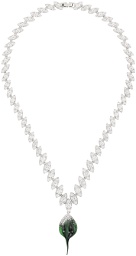 Ottolinger Green & Silver Diamond Dip Necklace