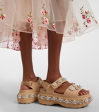 Simone Rocha x Crocs embellished platform sandals