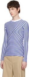 Jean Paul Gaultier Blue & White 'The Blue Target' T-shirt
