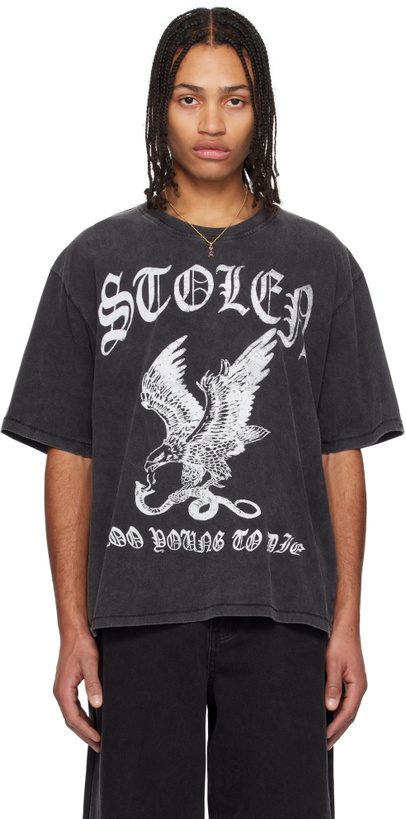 Photo: Stolen Girlfriends Club Black Eagle Strike T-shirt