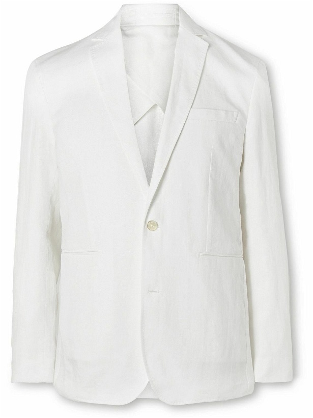 Photo: Orlebar Brown - Garret Unstructured Linen and Cotton-Blend Suit Jacket - White