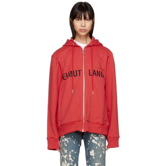 Photo: Helmut Lang Red Campaign Zip Hoodie