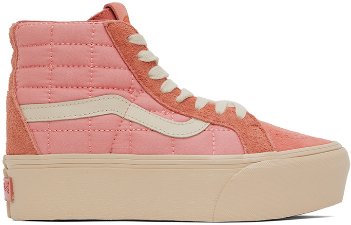 Photo: Vans Pink Joe Fresh Goods Edition Sk8-Hi Reissue Sneakers