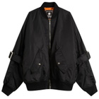 MASTERMIND WORLD Men's Bontage Ma-1 in Black