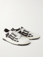 AMIRI - Skel-Top Colour-Block Leather Sneakers - White