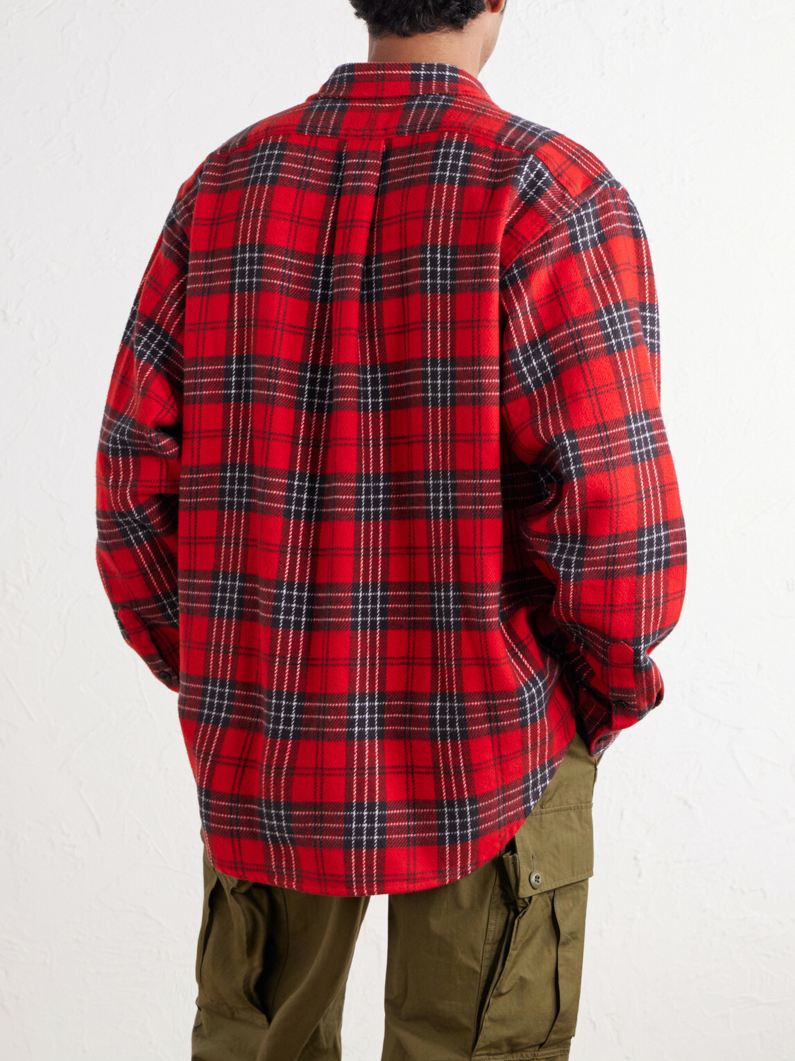 Aimé Leon Dore - Checked Cotton-Flannel Shirt - Red