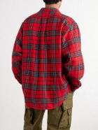 Aimé Leon Dore - Checked Cotton-Flannel Shirt - Red