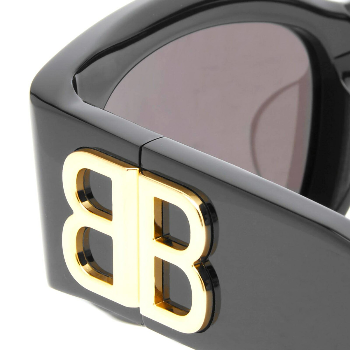 サングラス BALENCIAGA Woman Sunglasses Grey BB0324SK 007 Balenciaga BB0324SK Sunglasses 007 Dark Dark Grey - eye-oo.com