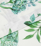 Aquazzura Casa Secret Garden Small linen tablecloth