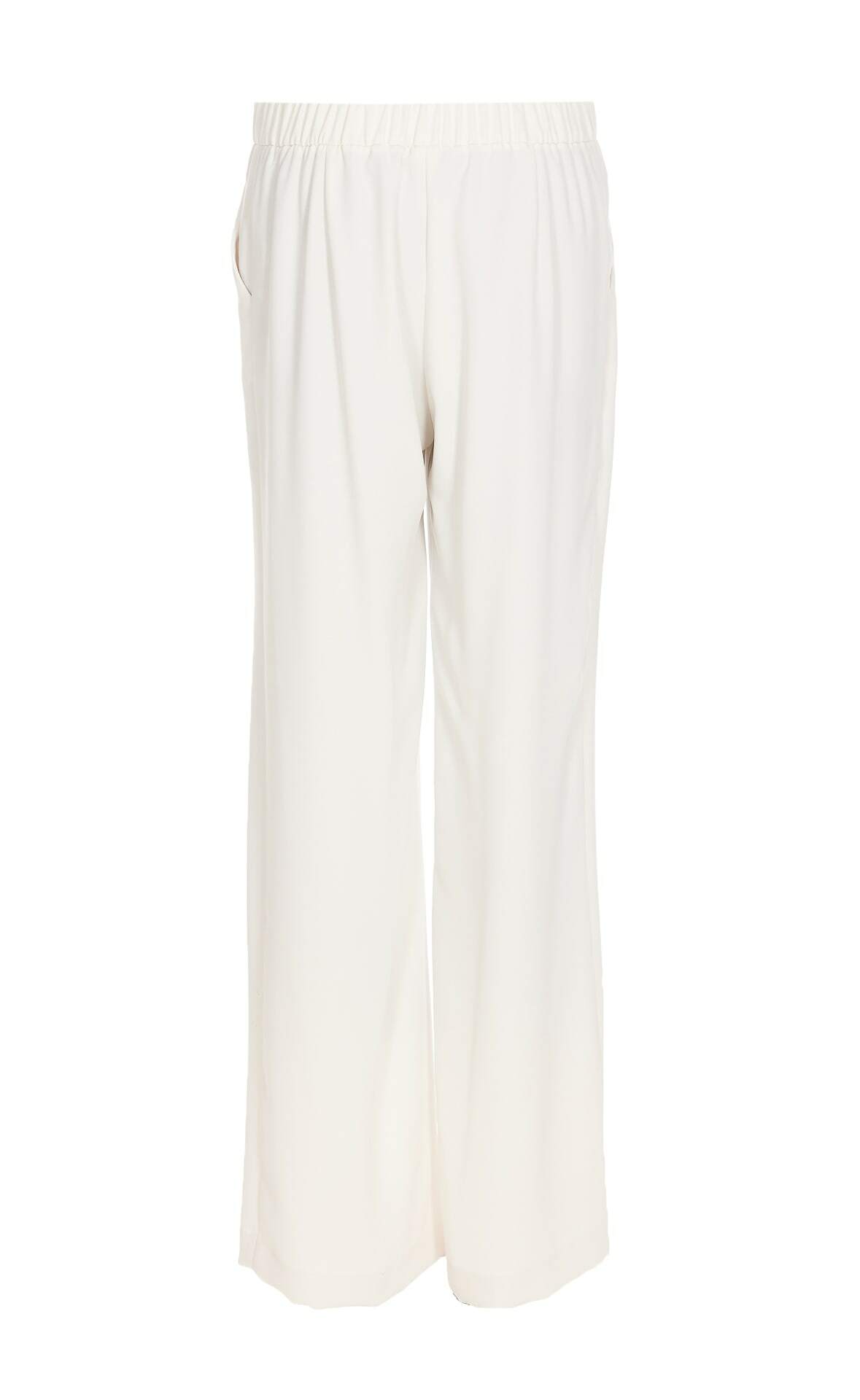 Pantalon Blanc Parosh Pour Femme - Occasion En Très Bon état - Coton - Coupe Régulière