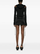 Jade Cropper Black Cut-Out Crop Top