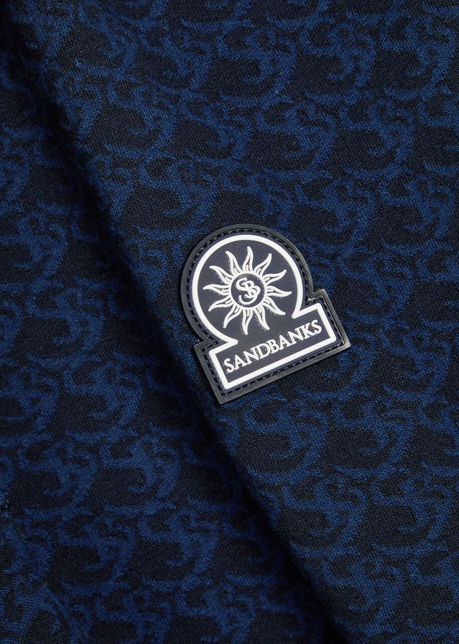 Sandbanks Logo-monogrammed Cotton Polo Shirt Navy