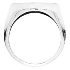 Stolen Girlfriends Club SSENSE Exclusive Silver Double Snake Sovereign Ring