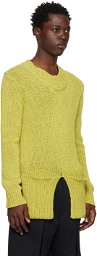T/SEHNE SSENSE Exclusive Yellow Sweater