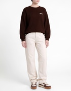 Berna Womens Sweatshirt Chocolate in Brown