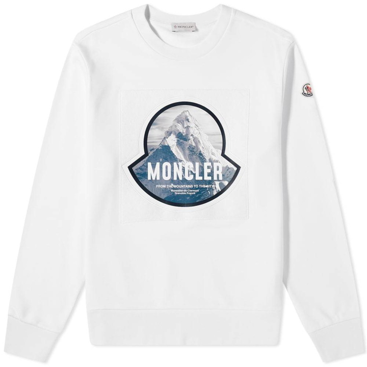 Photo: Moncler Mountain Logo Sweat