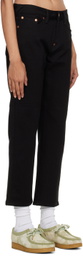 Evisu Black Daicock Jeans