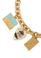 Chloe The Chloé Postcards Charm Necklace - Gold Other - One Size