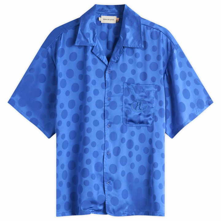 Photo: Honor the Gift Men's Polka Dot Vacation Shirt in Blue