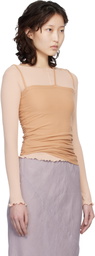 Baserange SSENSE Exclusive Tan Nida Tank Top