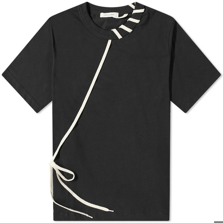 Photo: Craig Green Men's Laced T-Shirt in Black