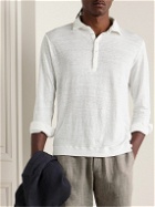 Massimo Alba - Raya Slim-Fit Linen Polo Shirt - White