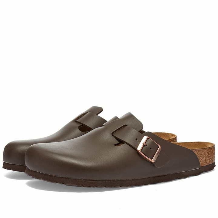 Photo: Birkenstock Boston in Dark Brown Smooth Leather