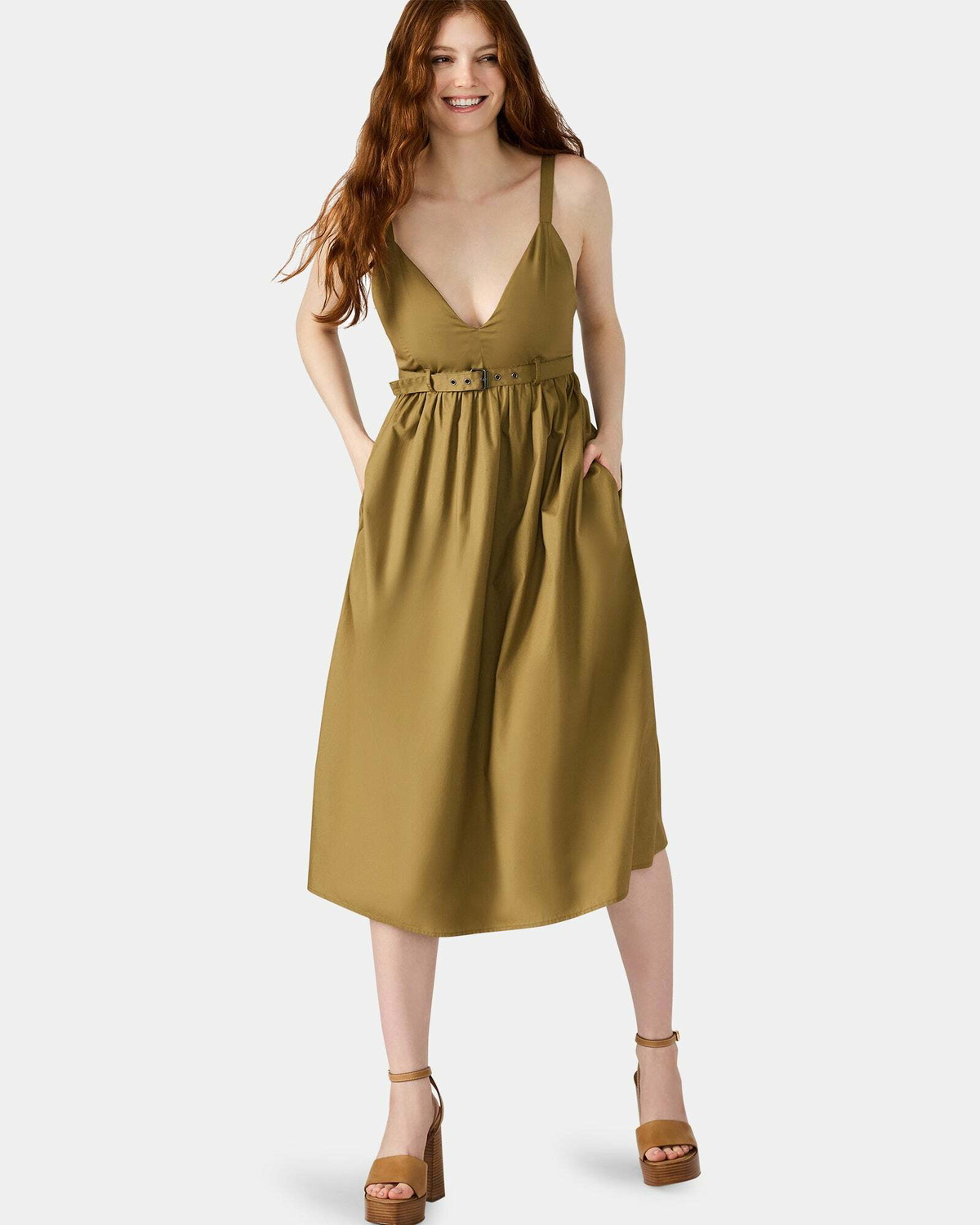 Steve Madden Juno Dress in Olive