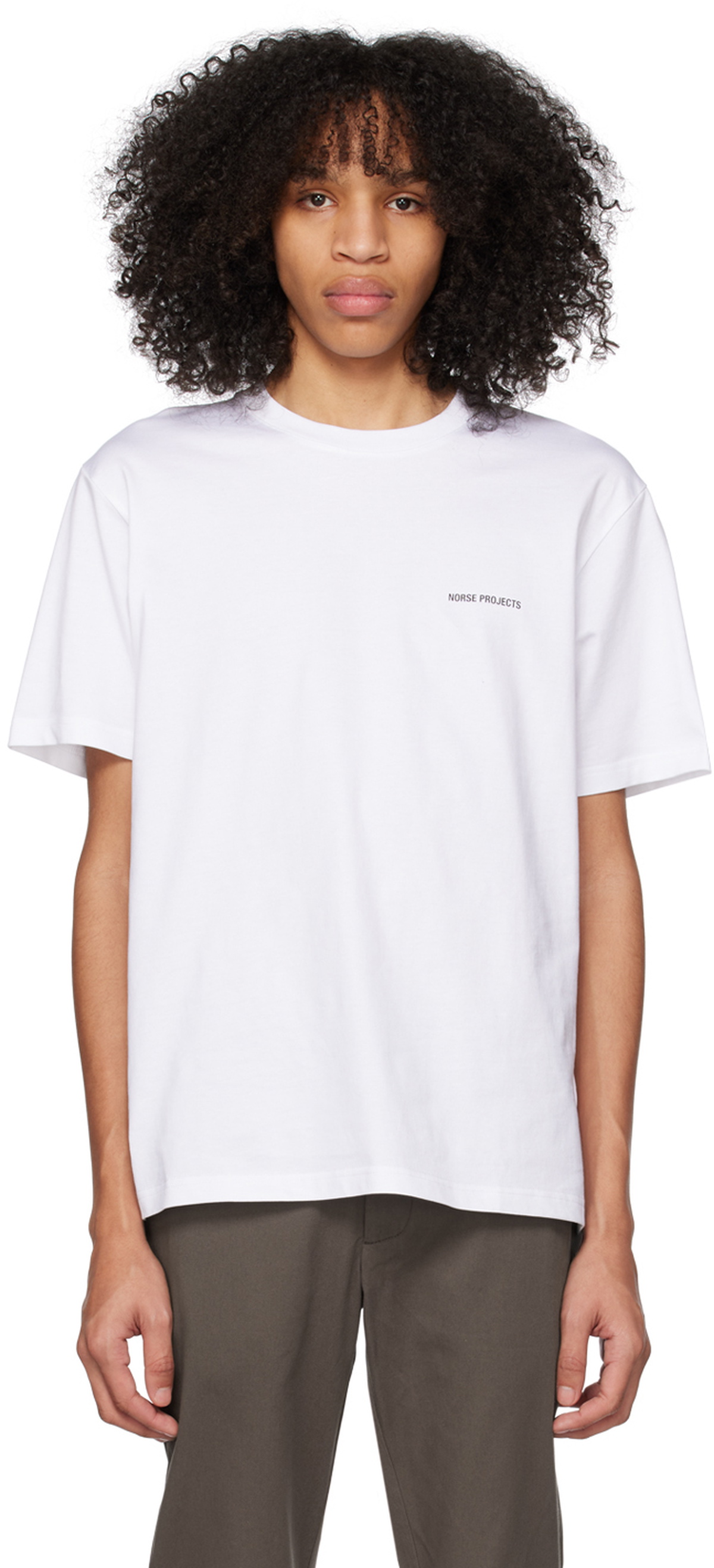 NORSE PROJECTS White Johannes T-Shirt Norse Projects