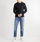 Incotex - Cable-Knit Virgin Wool Sweater - Gray