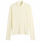 Entire Studios Women's Long Sleeve Polo in Limone