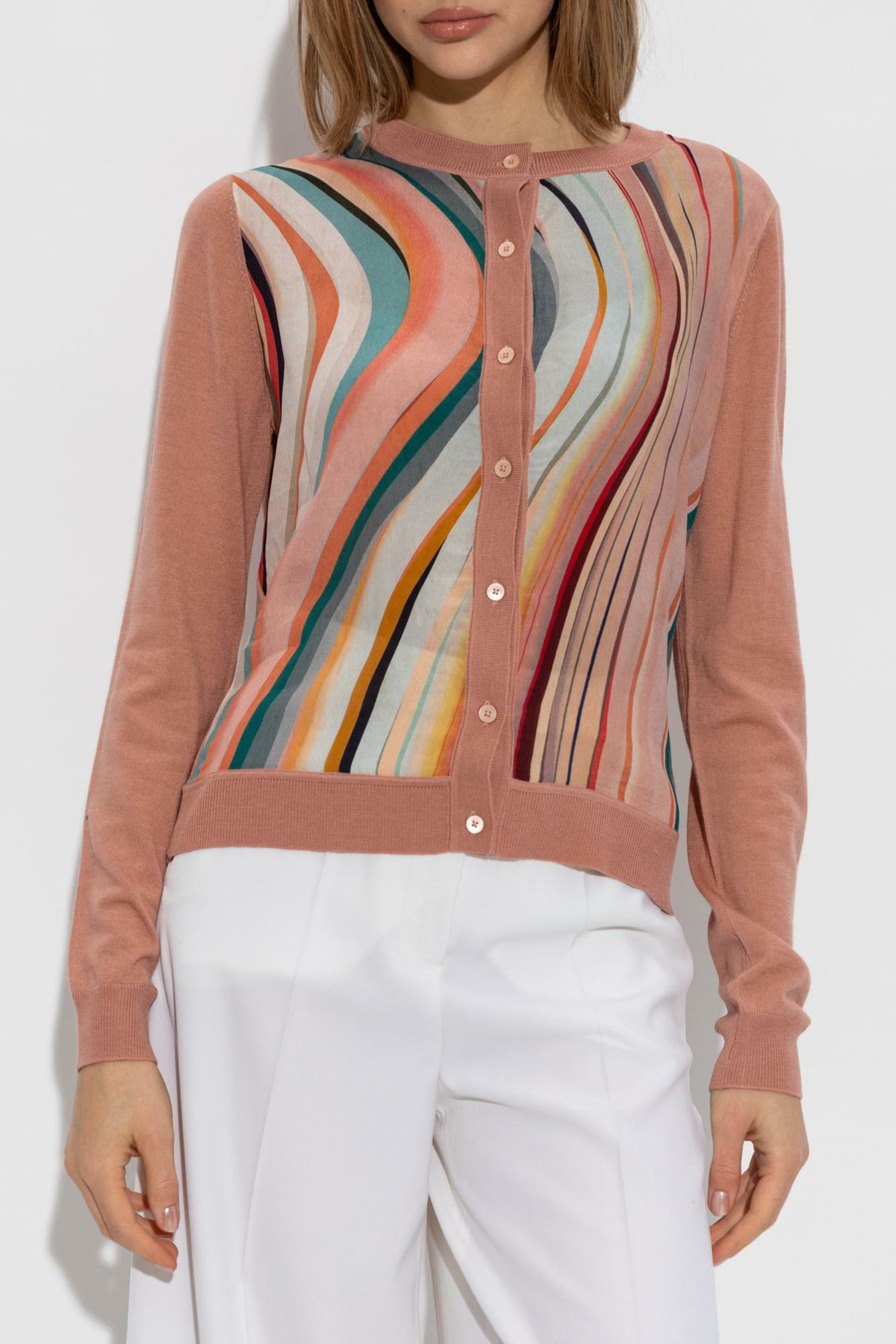 PS by Paul Smith Ps Paul Smith Cardigan With Stripe Pattern