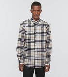 Burberry - Checked cotton shirt