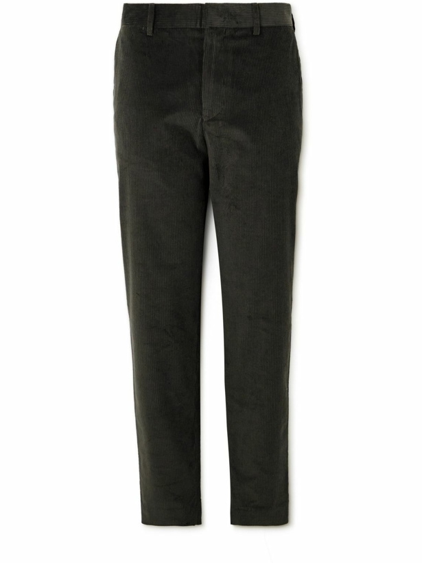 Photo: Paul Smith - Tapered Cotton-Blend Corduroy Trousers - Brown