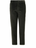 Paul Smith - Tapered Cotton-Blend Corduroy Trousers - Brown