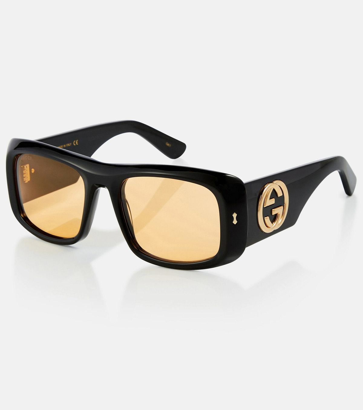 Gucci - Rectangular acetate sunglasses Gucci
