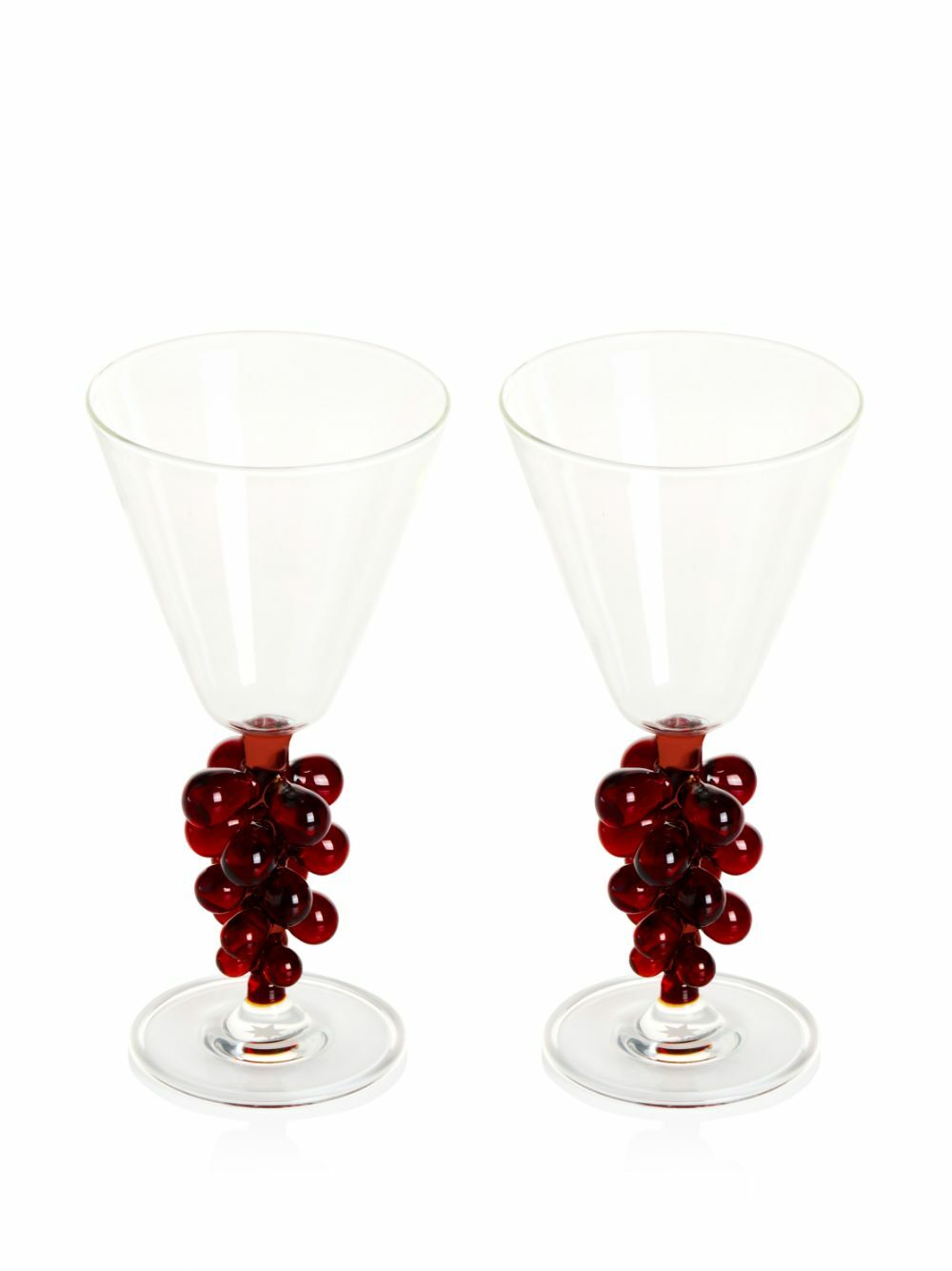 Maison Balzac Clear Grapes Wine Glasses Set