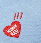 Human Made - Logo-Appliquéd Cotton Beanie - Light blue